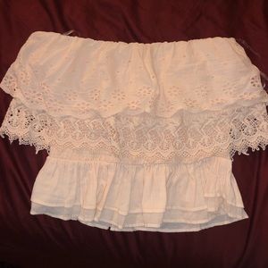 Strapless summer top